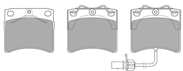 Handler.Part Brake pad set, disc brake FREMAX FBP084201 1