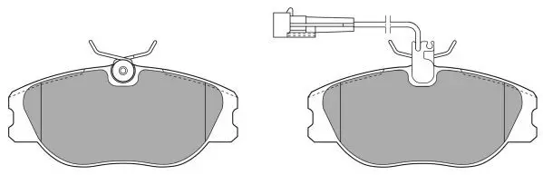 Handler.Part Brake pad set, disc brake FREMAX FBP058201 1