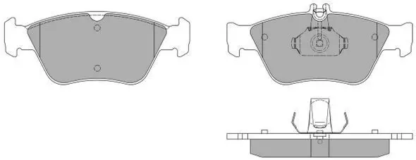 Handler.Part Brake pad set, disc brake FREMAX FBP1040 1