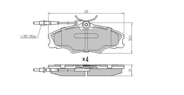 Handler.Part Brake pad set, disc brake FREMAX FBP1049 1