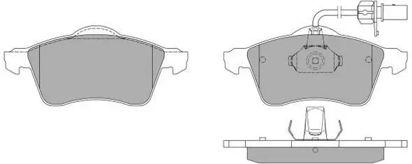 Handler.Part Brake pad set, disc brake FREMAX FBP1061 1