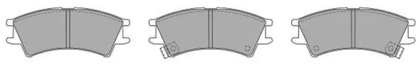 Handler.Part Brake pad set, disc brake FREMAX FBP1110 1