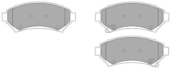 Handler.Part Brake pad set, disc brake FREMAX FBP1122 1