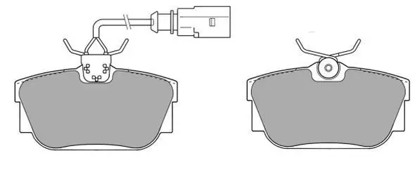 Handler.Part Brake pad set, disc brake FREMAX FBP1163 1