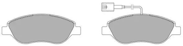 Handler.Part Brake pad set, disc brake FREMAX FBP1221 2