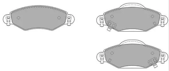 Handler.Part Brake pad set, disc brake FREMAX FBP1263 1