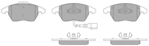 Handler.Part Brake pad set, disc brake FREMAX FBP1351 1