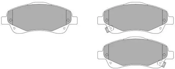 Handler.Part Brake pad set, disc brake FREMAX FBP1374 1