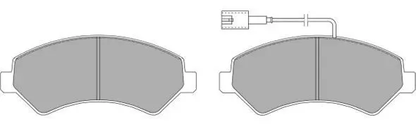 Handler.Part Brake pad set, disc brake FREMAX FBP1478 1