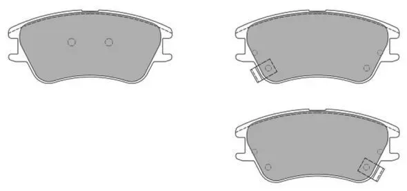 Handler.Part Brake pad set, disc brake FREMAX FBP1576 1