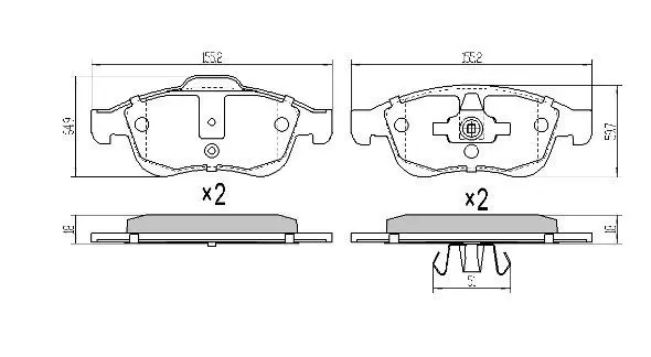 Handler.Part Brake pad set, disc brake FREMAX FBP1679 2