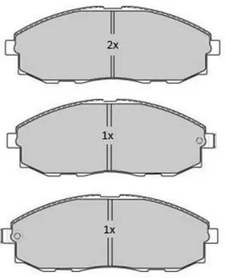 Handler.Part Brake pad set, disc brake FREMAX FBP1758 1