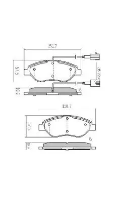 Handler.Part Brake pad set, disc brake FREMAX FBP1782 1