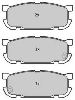 Handler.Part Brake pad set, disc brake FREMAX FBP1788 1