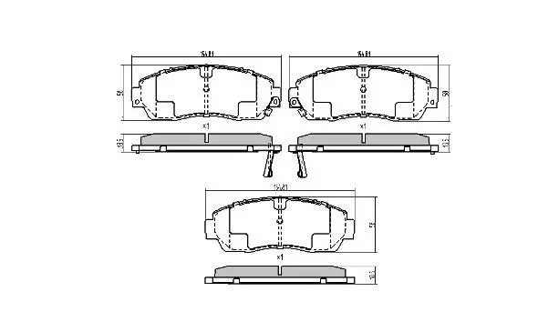 Handler.Part Brake pad set, disc brake FREMAX FBP1812 2