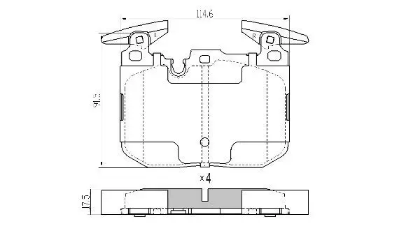 Handler.Part Brake pad set, disc brake FREMAX FBP1889 1