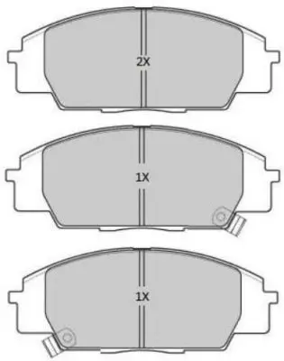 Handler.Part Brake pad set, disc brake FREMAX FBP1900 1