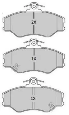 Handler.Part Brake pad set, disc brake FREMAX FBP1908 1