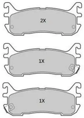 Handler.Part Brake pad set, disc brake FREMAX FBP1912 1