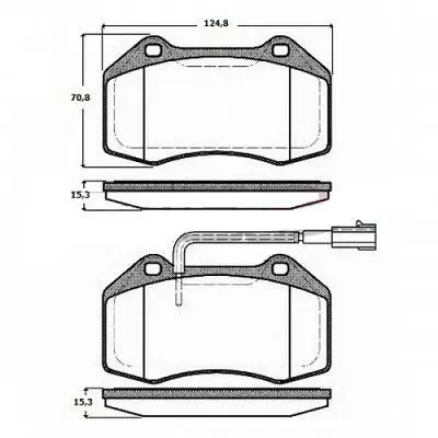 Handler.Part Brake pad set, disc brake FREMAX FBP1945 1