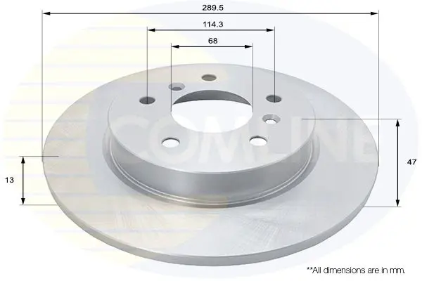 Handler.Part Brake disc COMLINE ADC0294 1