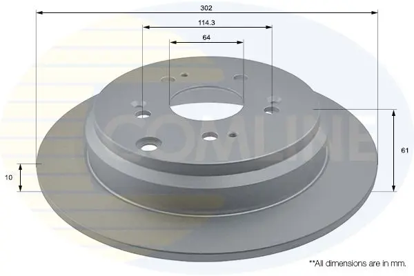 Handler.Part Brake disc COMLINE ADC0561 1