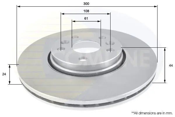 Handler.Part Brake disc COMLINE ADC1599V 1