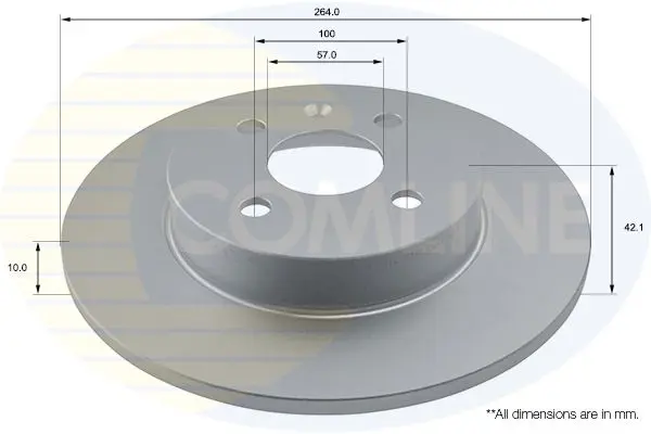 Handler.Part Brake disc COMLINE ADC1133 1