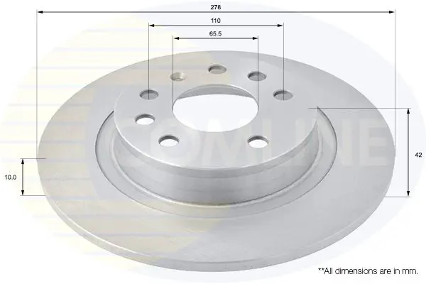 Handler.Part Brake disc COMLINE ADC1150 1