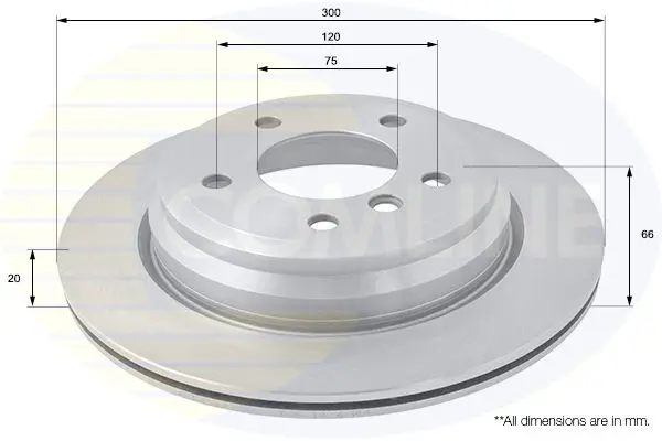 Handler.Part Brake disc COMLINE ADC1761V 1