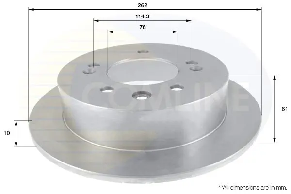 Handler.Part Brake disc COMLINE ADC2406 1