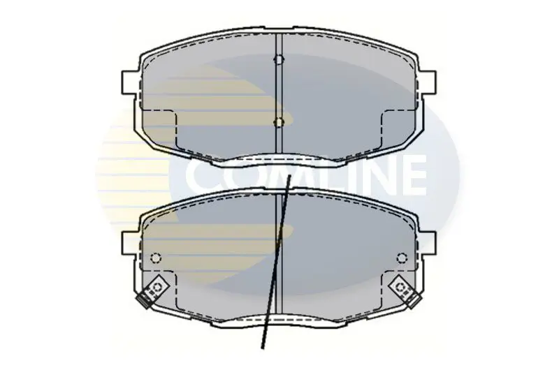 Handler.Part Brake pad set, disc brake COMLINE CBP31670 1