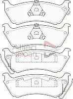 Handler.Part Brake pad set, disc brake COMLINE CBP3910 1