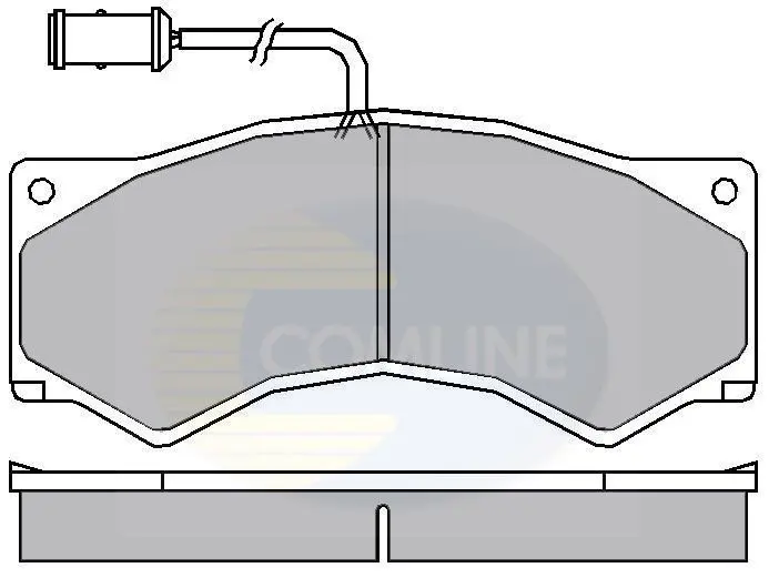 Handler.Part Brake pad set, disc brake COMLINE CBP9003 1