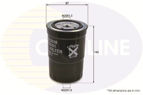 Handler.Part Fuel filter COMLINE CMB13018 1