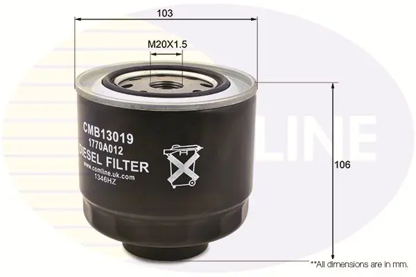 Handler.Part Fuel filter COMLINE CMB13019 1