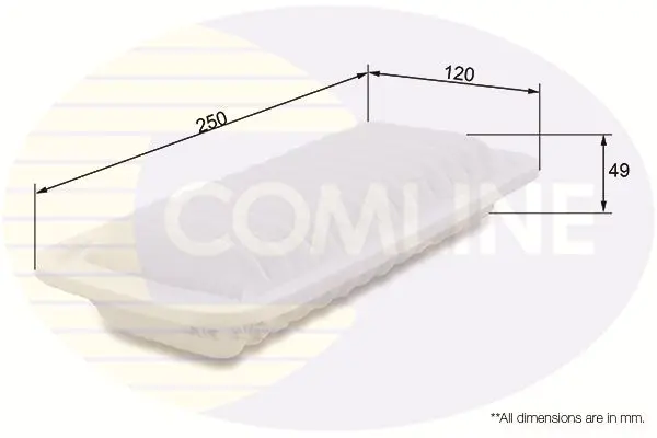 Handler.Part Air filter COMLINE CTY12035 1