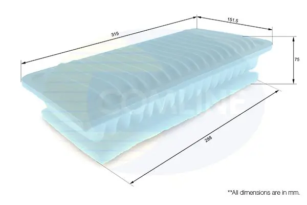 Handler.Part Air filter COMLINE CTY12072 1