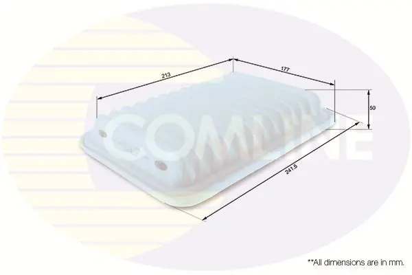 Handler.Part Air filter COMLINE CTY12186 1