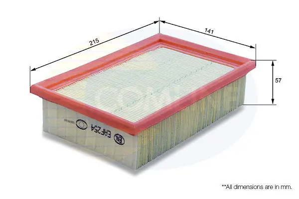 Handler.Part Air filter COMLINE EAF254 1