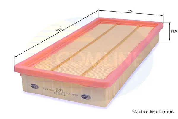 Handler.Part Air filter COMLINE EAF823 1