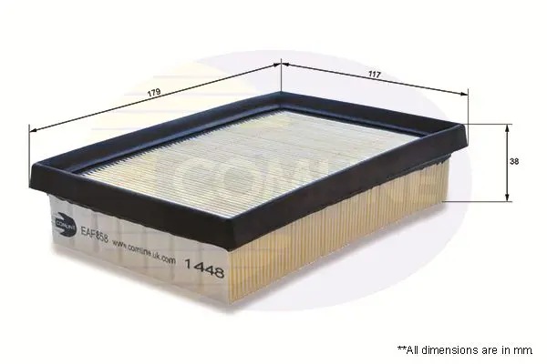 Handler.Part Air filter COMLINE EAF858 1