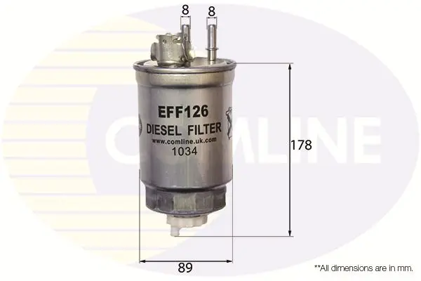 Handler.Part Fuel filter COMLINE EFF126 1