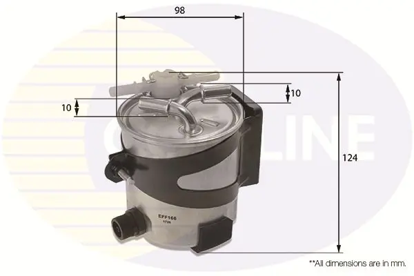 Handler.Part Fuel filter COMLINE EFF166 1