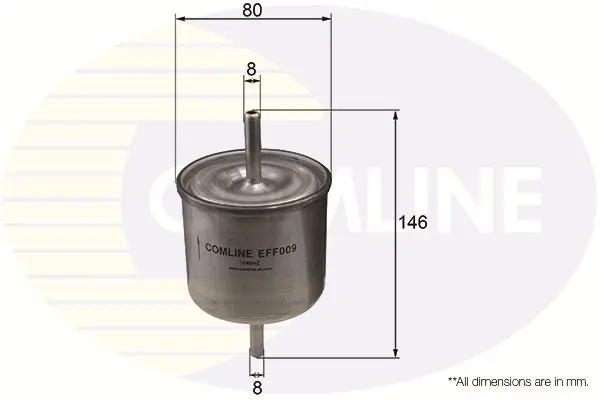 Handler.Part Fuel filter COMLINE EFF009 1