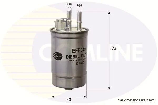 Handler.Part Fuel filter COMLINE EFF049 1