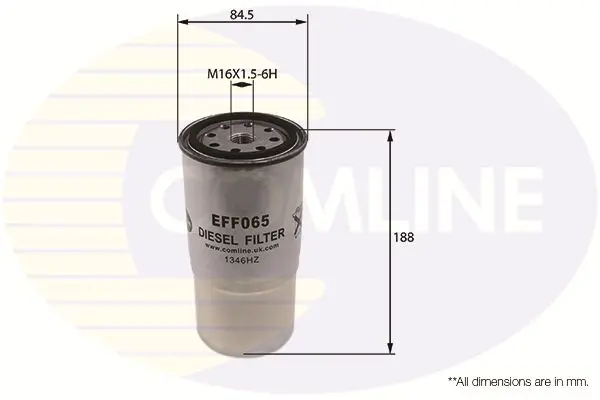 Handler.Part Fuel filter COMLINE EFF065 1