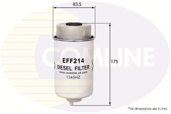 Handler.Part Fuel filter COMLINE EFF214 1