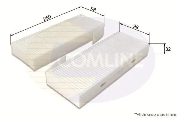 Handler.Part Filter, interior air COMLINE EKF3702 1