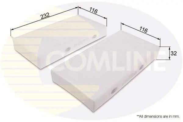 Handler.Part Filter, interior air COMLINE EKF3792 1